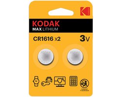 CR1616 Knoopcel batterijen 2 stuks