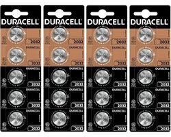 Duracell 20 stuks lithium knoopcellen - 3V - veelzijdig en betrouwbaar - CR2032/DL2032