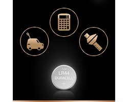 Duracell Knoopcelbatterijen LR44 - 5 x 4 stuks - Voordeelverpakking
