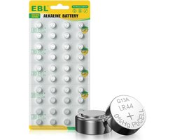 EBL 40-Pack LR44 AG13 - 1.5V Alkaline LR44 Knoopcelbatterij