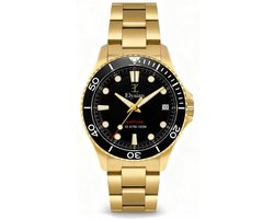 Elysian Heren horloge Goud 42mm - 316L Staal - 10ATM - Seiko - Cadeau voor man