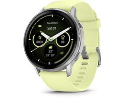 Garmin Venu 4 - Multisport smartwach - 45 mm - AMOLED - Zilver/citroen