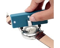 Horlogekast Opener I Horloge Gereedschap I Verstelbaar I Universeel I Horloge Gereedschap I Blauw