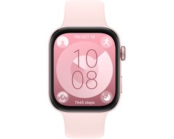 HUAWEI WATCH FIT 3 - Pink | Ultraslank design | 1,82" AMOLED-scherm | All-round fitnessmanagement | Tot 10 dagen batterijduur| Compatibel met iOS en Android