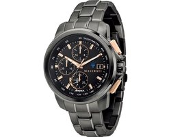 Maserati - Heren Horloge R8873645001 - Zwart/Rose - Ø 45mm
