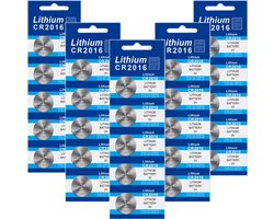Maxenza CR2016 - 3V Lithium Knoopcel - 25 Batterijen