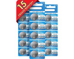 Maxenza CR2450 Lithium Batterijen - 15 Stuks - Knoopcel Batterijen - 3 Volt
