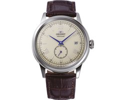 Orient Watches Bambino 38 Small Seconds Horloge Paars Man