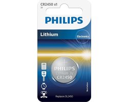 Philips Lithium CR2450 blister 1