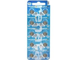 Renata 395 - 399 - SR 927 SW - G7 knoopcel batterij - 10 stuk(s)