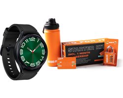 Samsung Galaxy Watch6 Classic - Basic-Fit bundel - Smartwatch - 47mm - Black