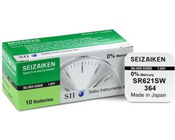 SR621SW horloge batterij 364 Seiko 10 stuks