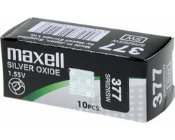 SR626 Horloge Batterij 377 - 10 stuks - Maxell