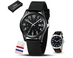 Tyme Berlin Heren Horloge - 40mm - Goed Leesbaar - Horloges voor Mannen - Polshorloge - Uurwerk - met Cadeauverpakking