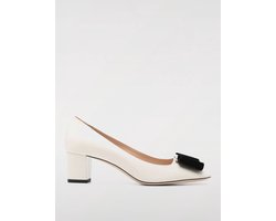 Bowembellished Leather Pumps Wo - White