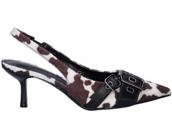 Dolcis dames pump - Zwart wit - Maat 38
