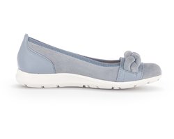 Gabor 24.173.18 - dames ballerina - blauw - maat 37 (EU) 4 (UK)