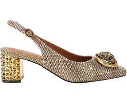 Kurt Geiger Dames Schoen Goud 3415040609/225 Chelsea Block