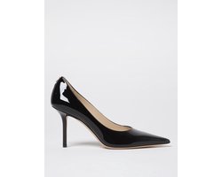 LOVE85 Pointy Toe Pump Patent Leather Wo - Black