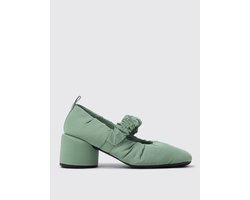 NIKI Pumps Ruched Fabric Block Heel Wo - Green