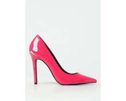 Patent Leather PointyToe Heels Wo - Fuchsia Pumps