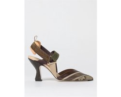 Pointed Slingback Heels Wo - Nude Pumps