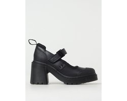 Quad Retro Mary Jane Platform Heels Wo - Black Pumps
