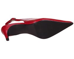 Selected Femme Isla Slingback Equestrian Red