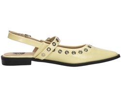 SUB55 Slingback Slingbacks - Geel - Maat 36