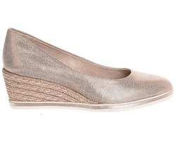 Tamaris Dames Pump Gold Structure | Goud | Maat: 38