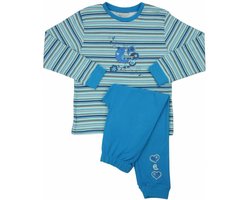 Angelfish Meisjes Pyjama - 100% Katoen - Blauw - Maat 92