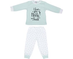 Beeren Baby pyjama "To the Moon" Mint maat 74/80