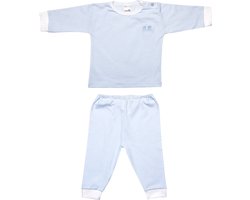Beeren Bodywear Jongens Pyjama Stripe - Blauw - Maat 50/56