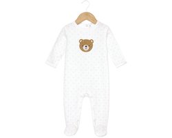Boxpak met Geborduurde Beer - Pyjama - Katoen - Unisex - Maat 6-9 mnd