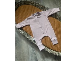 Boxpakje Big Rib Pink - Roze - Little Adventure - Maat 50 - Effen Roze - GOTS keurmerk