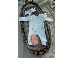 Boxpakje + haarbandje vlinders mt.50