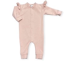 Boxpakje ruffle - Crepe - roze - maat 50/56