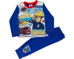 Brandweerman Sam - Pyjama - Maat 86/92 - Fireman Sam - Kinderpyjama - Blauw
