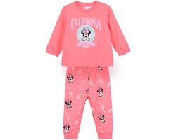 Disney Minnie Mouse Pyjama -Katoen - California - Roze - Maat 86 - 24 Maanden