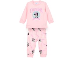 Disney Minnie Mouse Pyjama - Maat 80 - Katoen - California - Lichtroze - 18 Maanden
