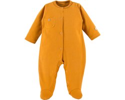 Eevi - Boxpakje/Slaappakje/Pyjama/Onesie - Mosterd - Maat 62 - 2 t/m 4 maanden
