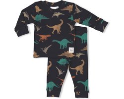 Feetje Pyjama Davy Dino Antraciet - Maat 62