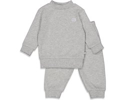 Feetje Pyjama Wafel Basis - 104 - Grey Melange