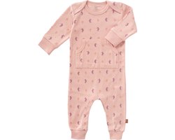 Fresk Pyjama voor Baby's – 6-12 m – Boxpakje zonder Voeten – Babypakje – Biologisch Katoen – Roze – Seahorse