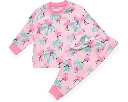 Frogs and Dogs - Flamingo F&D Pyjama | Lila Sachet meisjes jongens - Katoen - Maat 146/152