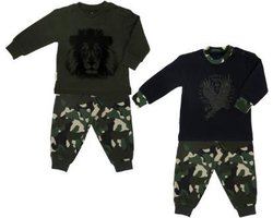 Frogs and Dogs - Pyjama Adelaar - Blauw / Groen - Maat 68 - Jongens