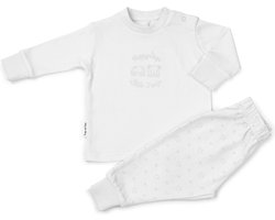 Frogs and Dogs - Pyjama Basic - Wit - Maat 74 - Jongens, Meisjes