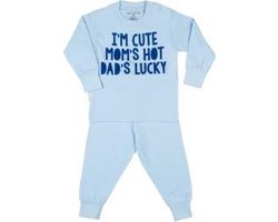 Frogs and Dogs Pyjama Cute Hot Lucky blue maat 62
