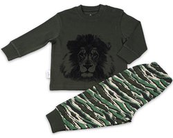 Frogs and Dogs - Pyjama Lion - Groen - Maat 62 - Jongens