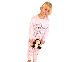Fun2wear - kleuter / kinder - pyjama - Alpaca Kusje - Barely Pink - 68
